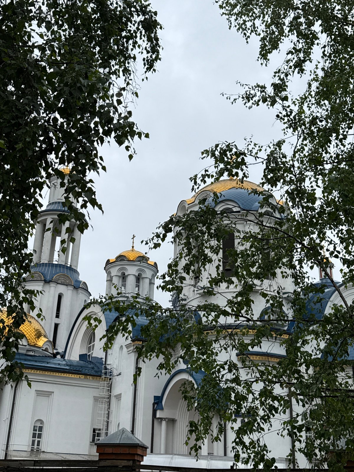 Morning visit to Church of Transfiguration in Moscow