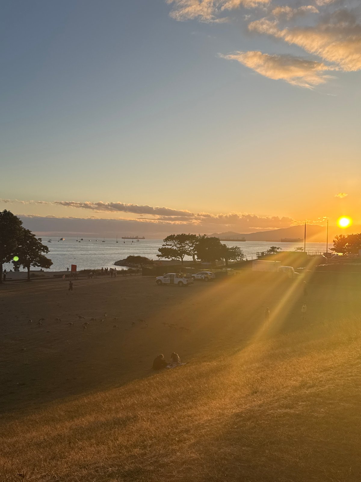 Sunset hour at Spanish Banks, Vancouver