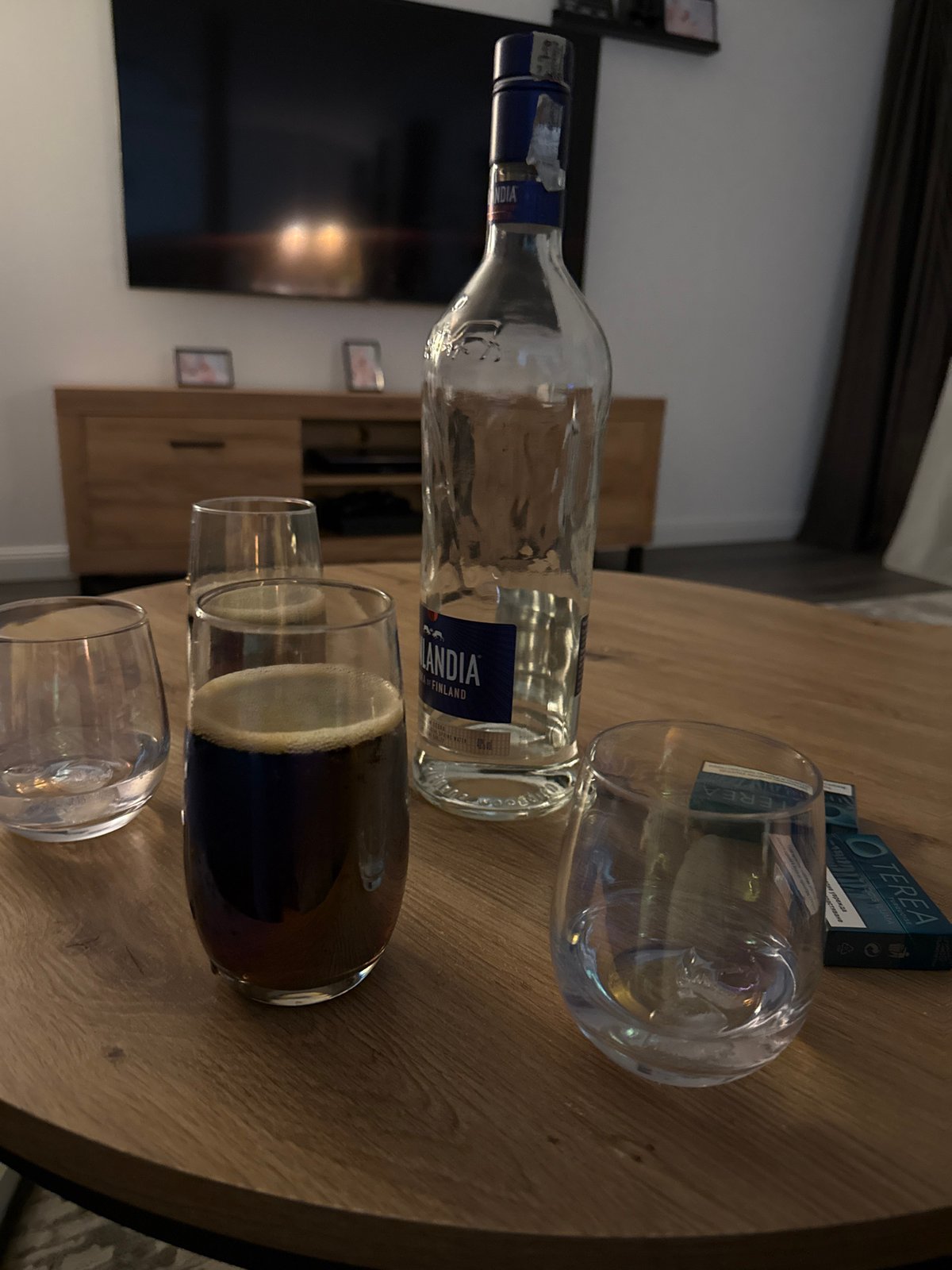 Evening table scene documented in Sandanski, Bulgaria