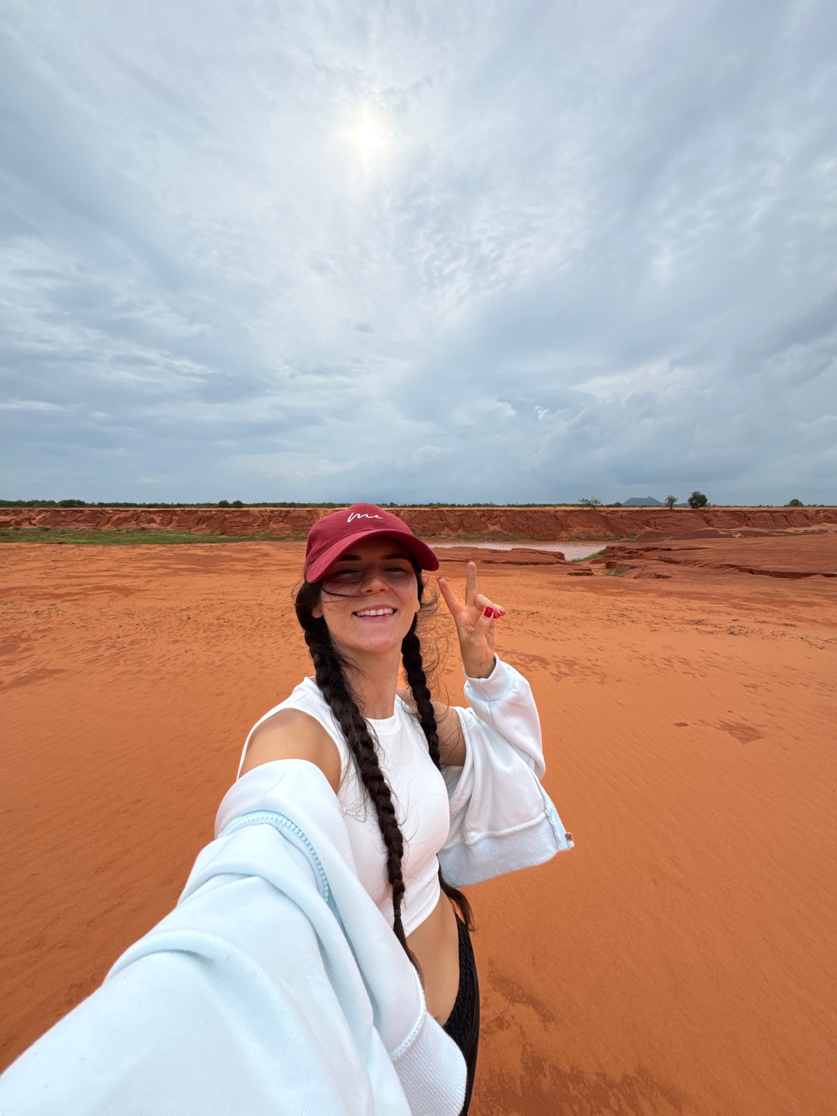 Selfies and scenery at Mui Ne's red sand dunes