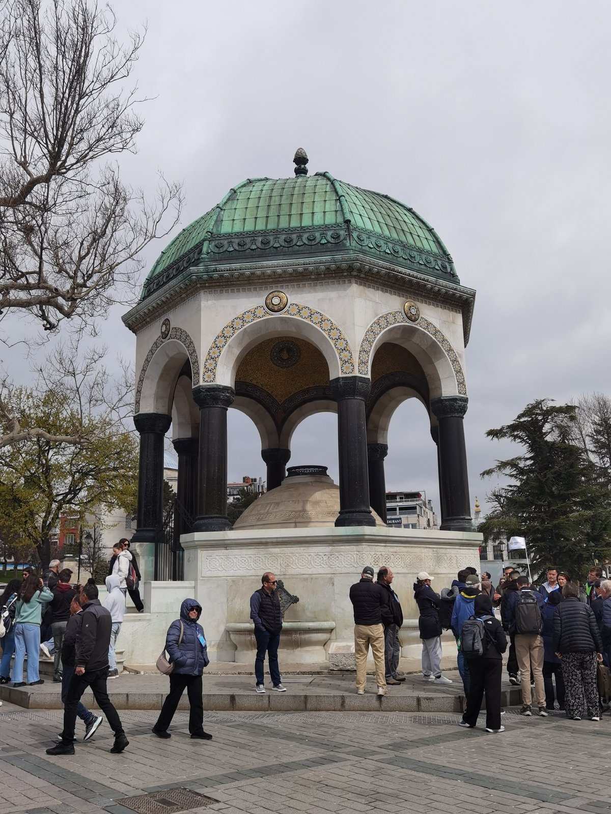 Morning scenes documented around Istanbul's historic Sultanahmet district