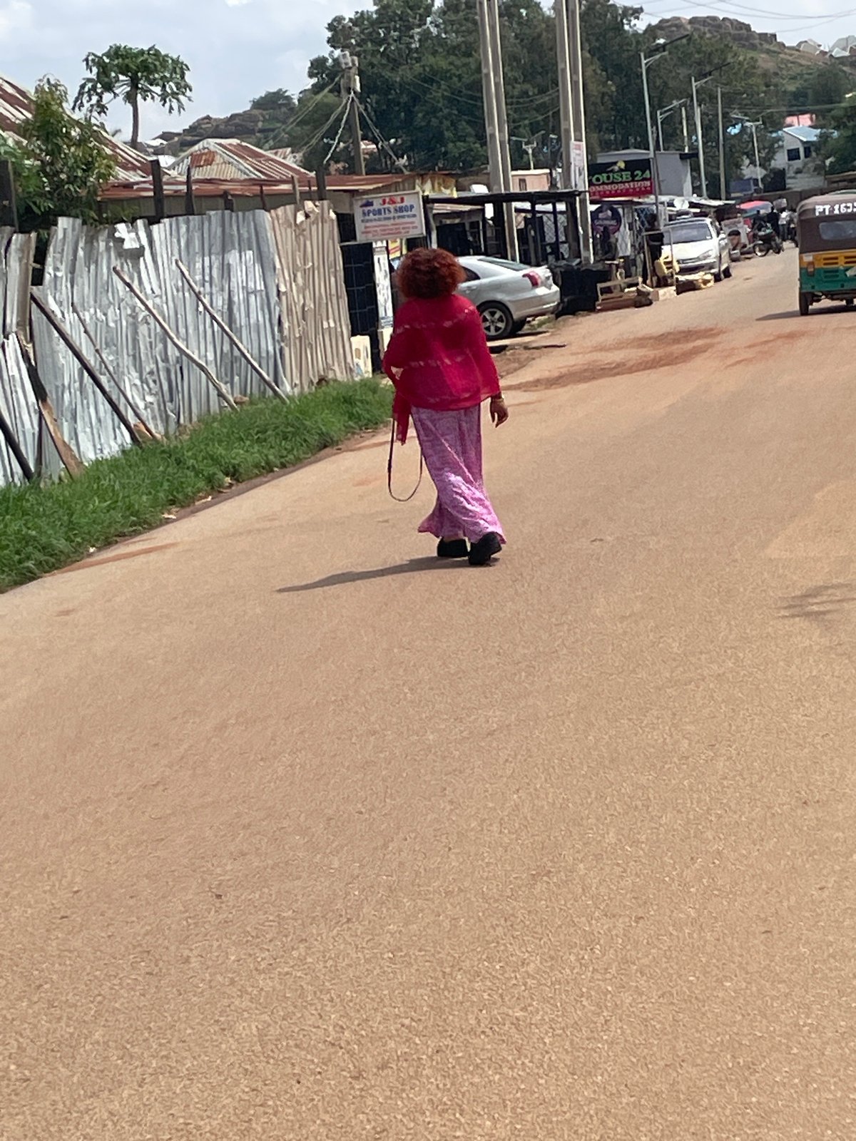 Morning street life and informal work in Jos, Nigeria