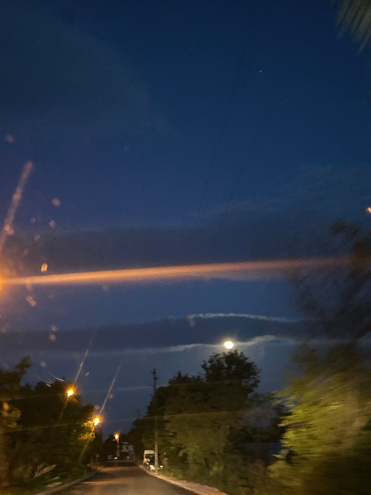 Evening celestial object observed in Bulgarian sky