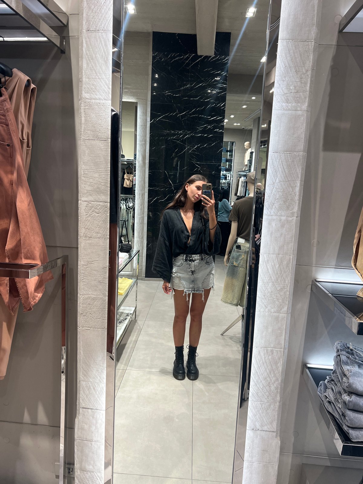 Morning shopping and dining scenes captured across retail venues