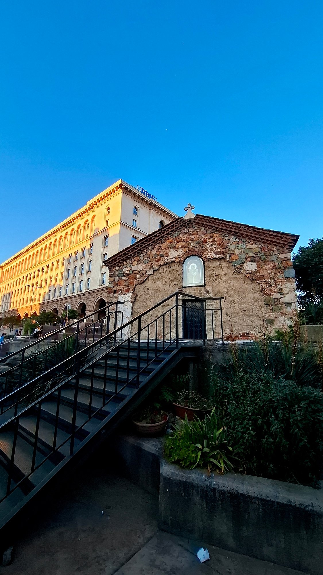 Sofia's historic center: ancient ruins, mosques, and neoclassical landmarks