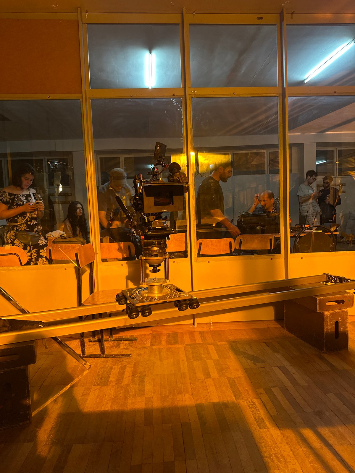 Film production underway at Yerevan indoor location