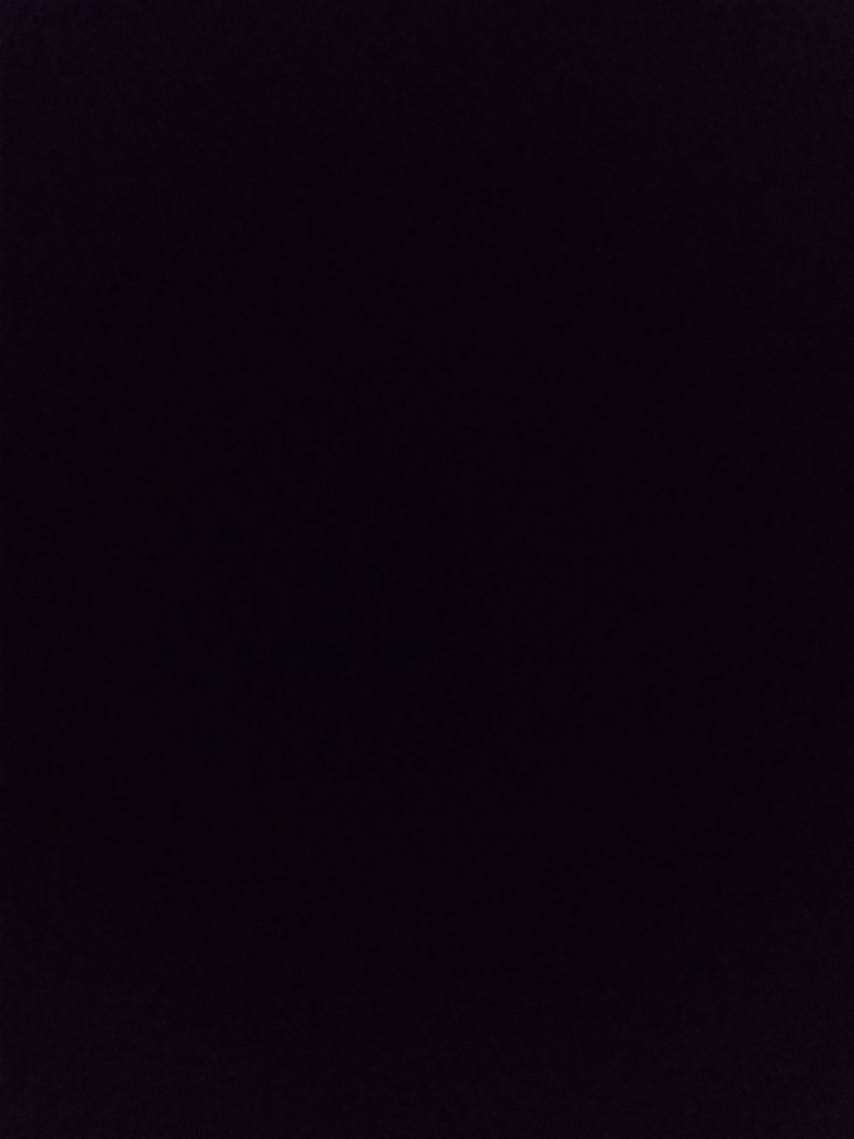 Black image recorded by unknown witness at coordinates