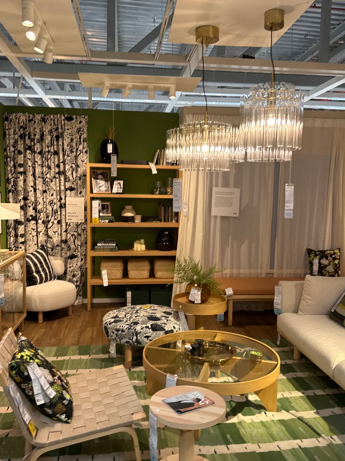 Shopper documents IKEA visit with selfies in Sofia