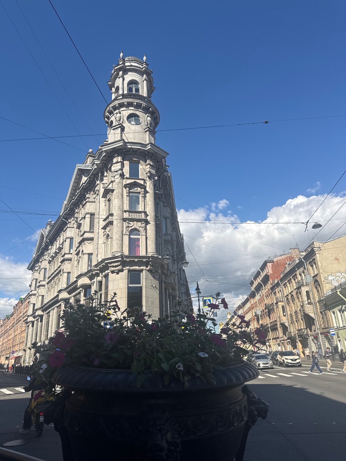 Sunny afternoon along Nevsky Prospekt and Saint Petersburg's canals