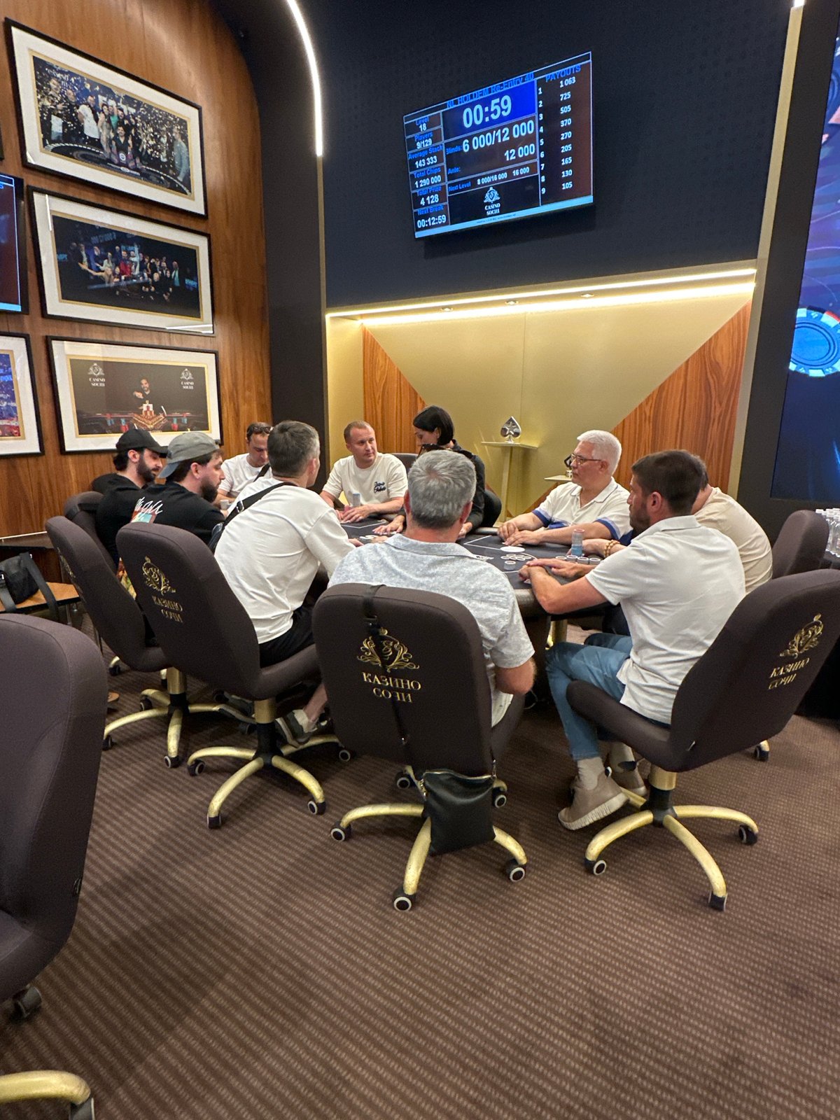 Poker tournament in session at Sochi Casino, Estosadok
