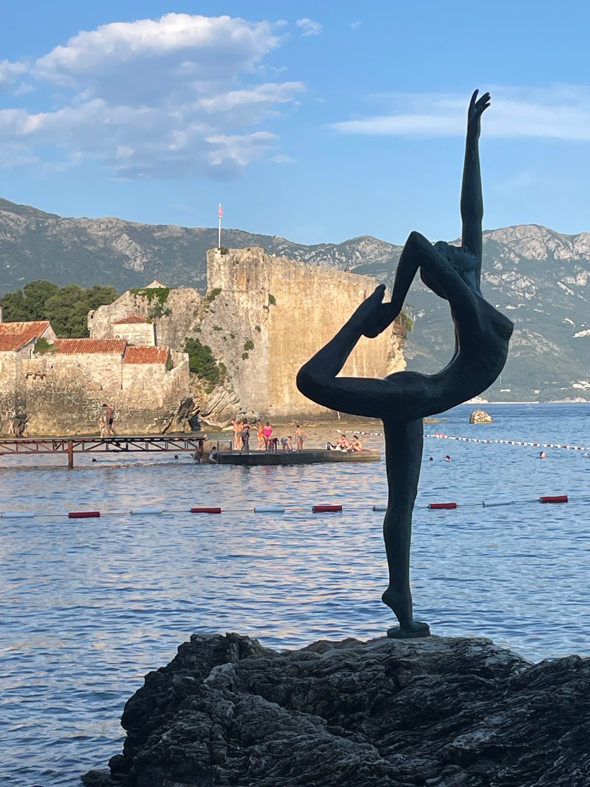 Budva on a summer afternoon: old town, marina, and waterfront life