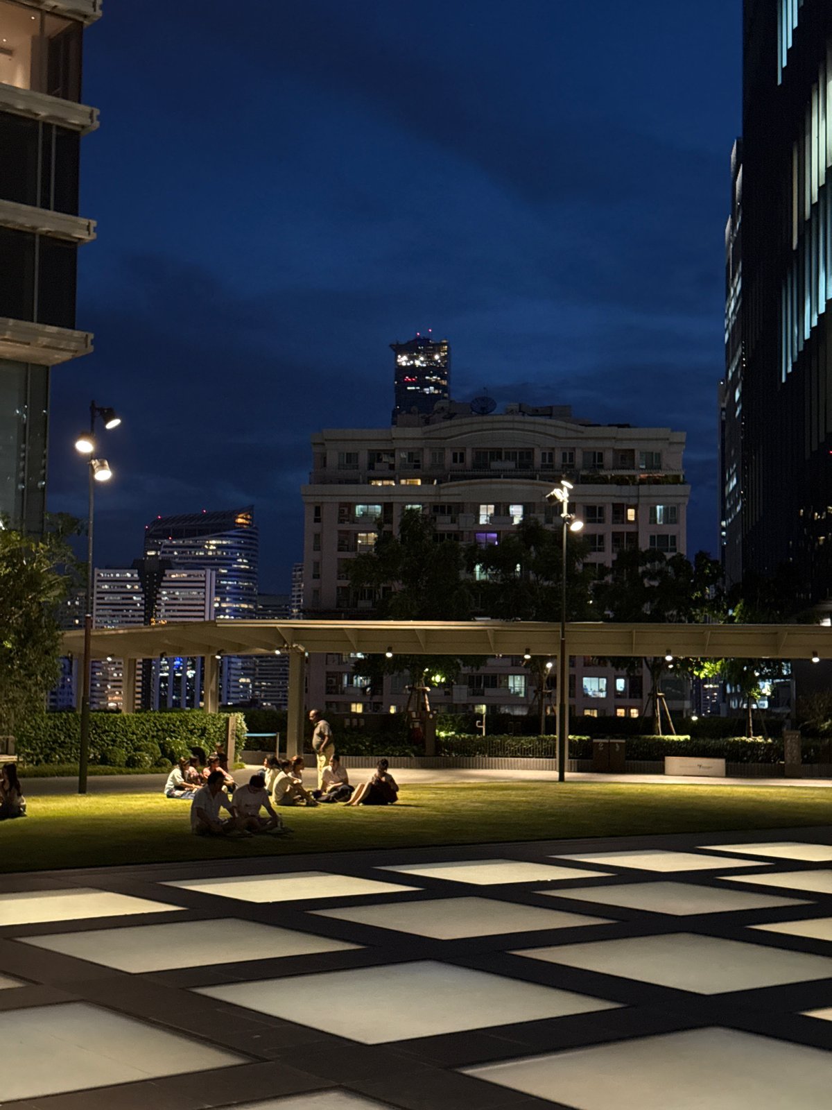 Bangkok park gathering draws small crowd on Thursday night