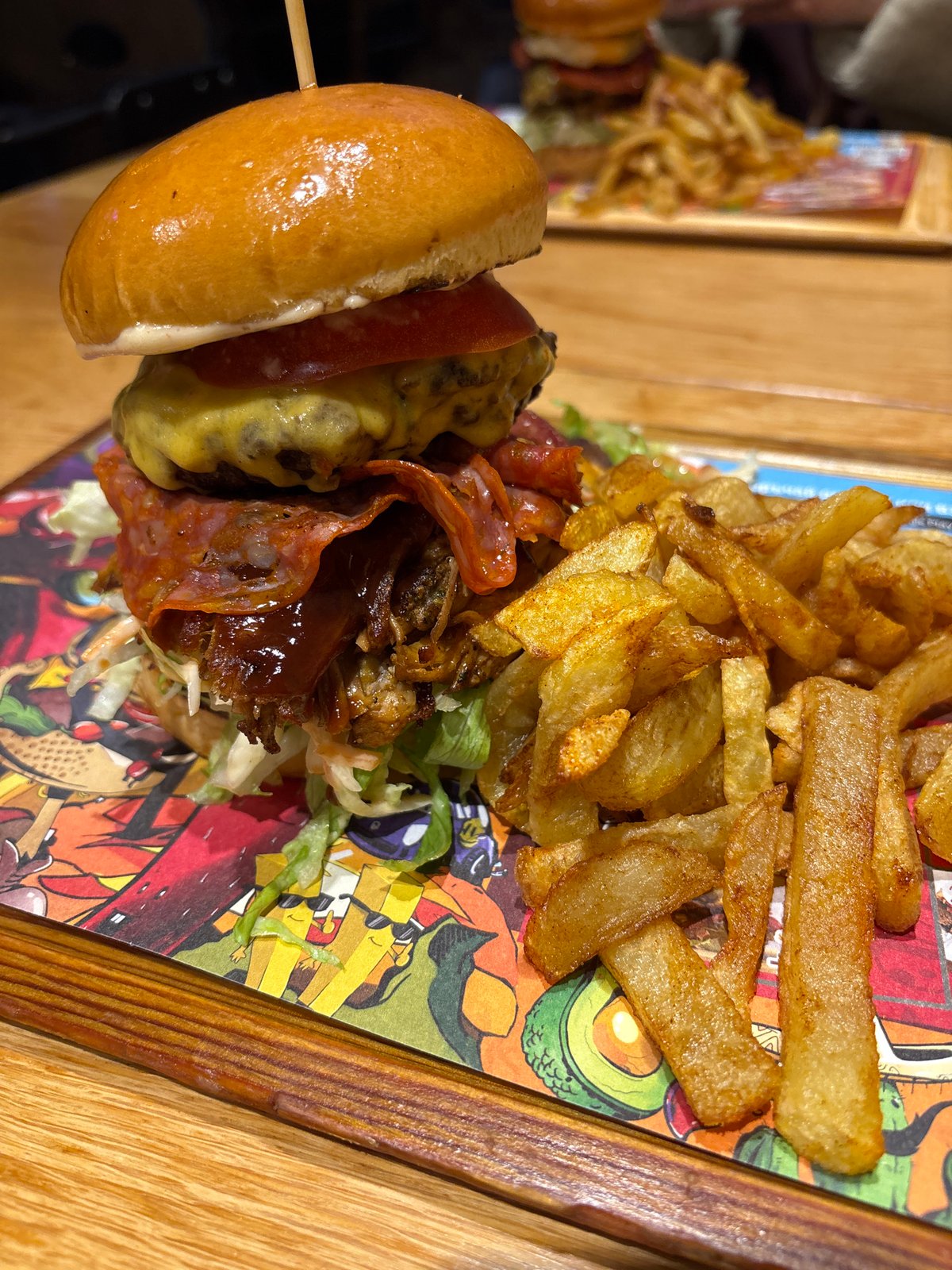 Slider burger photographed at Varna restaurant