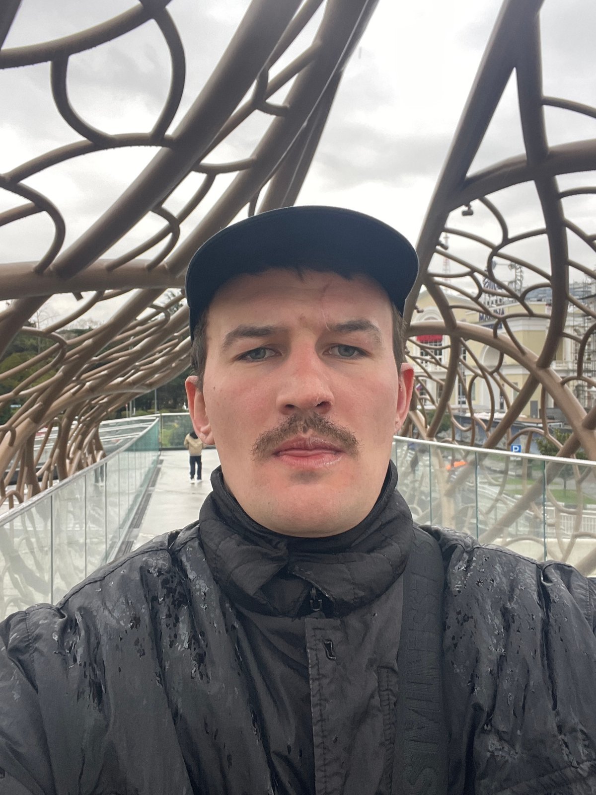 Tourist documents leisurely walk through central Sochi landmarks