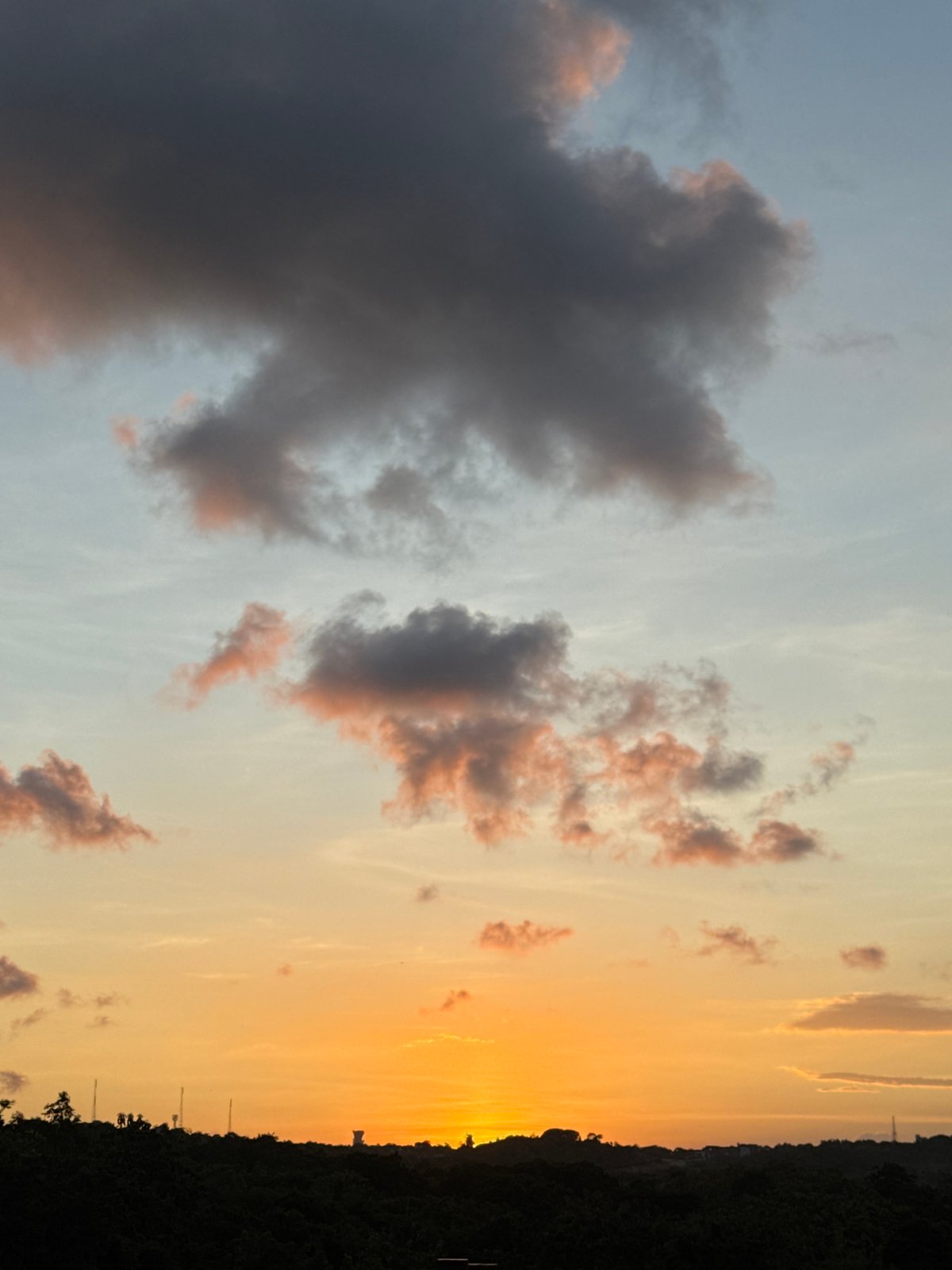 Woman photographed during sunset in Kuta Selatan, Indonesia