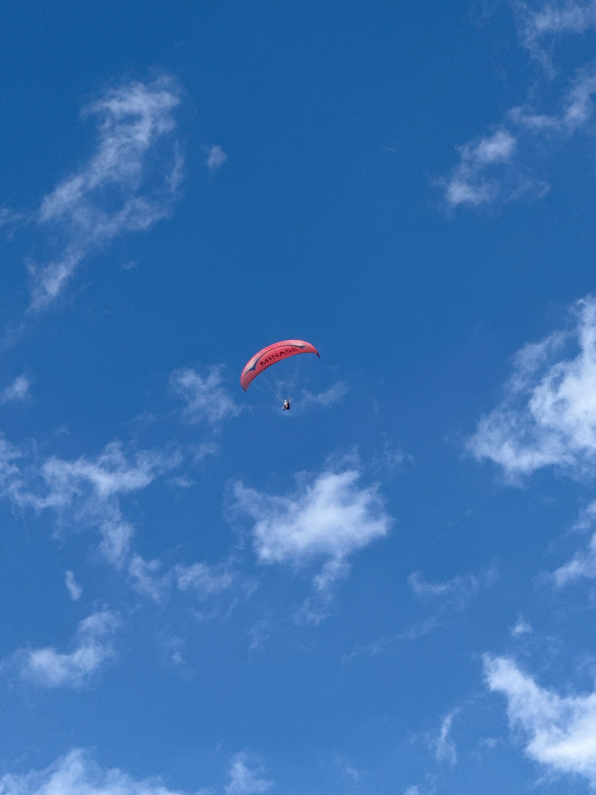 Paragliding over Boreti with snacks and sunshine