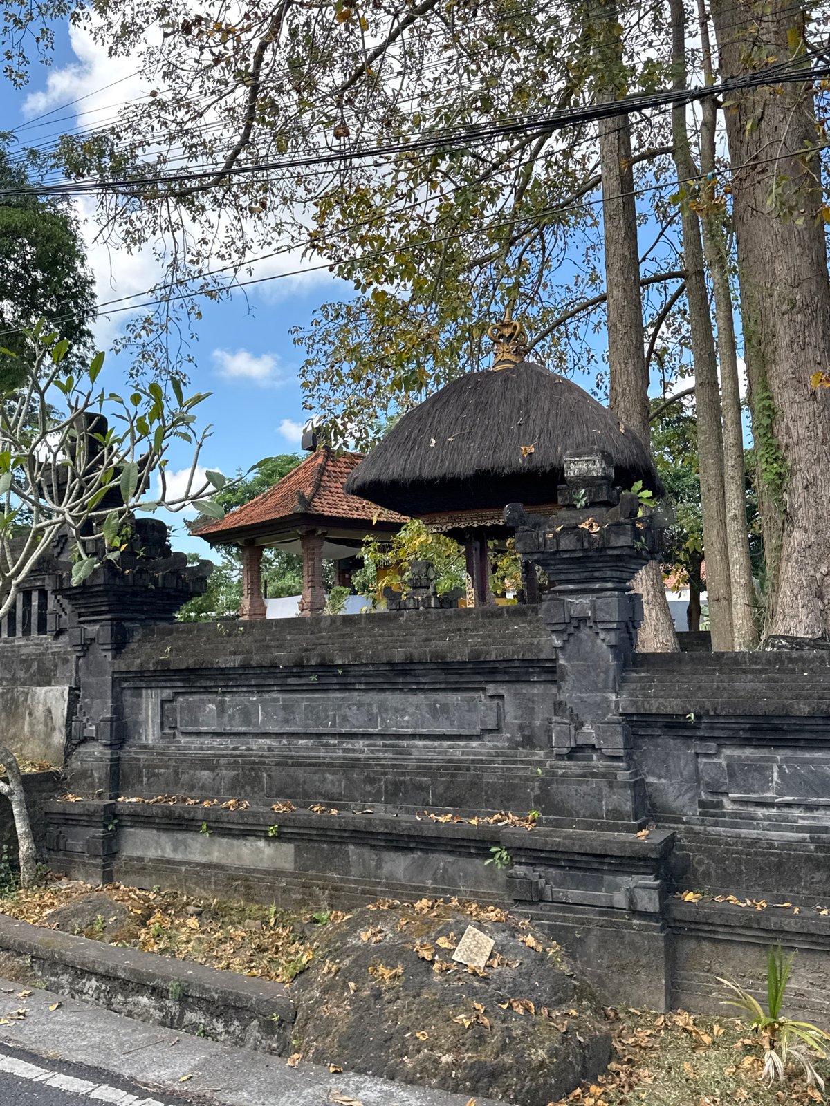 Morning scenes of traditional Balinese architecture captured in North Kuta