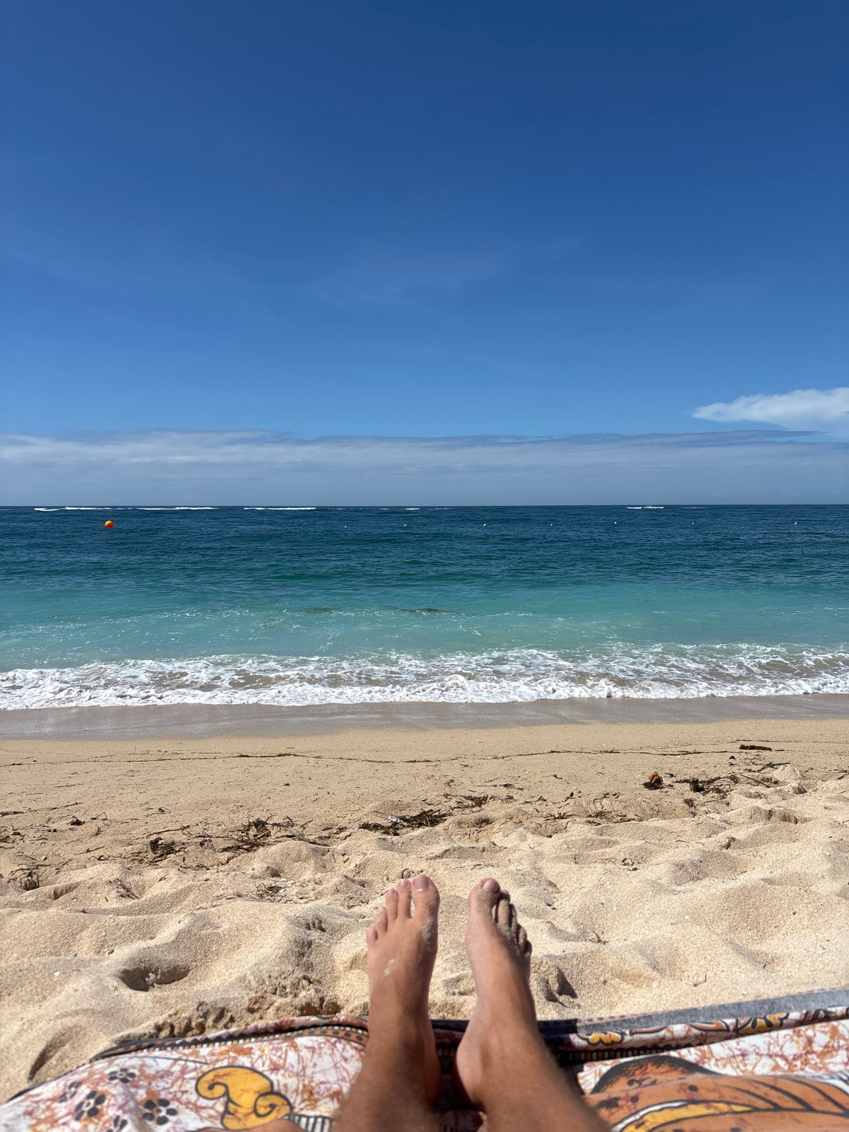 Beach visitor captures peaceful morning scenes in Kuta Selatan