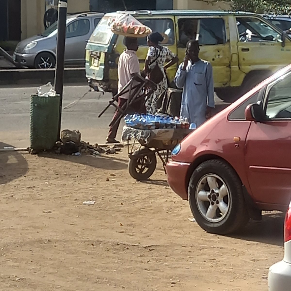 Nigerian street life documented in afternoon scenes