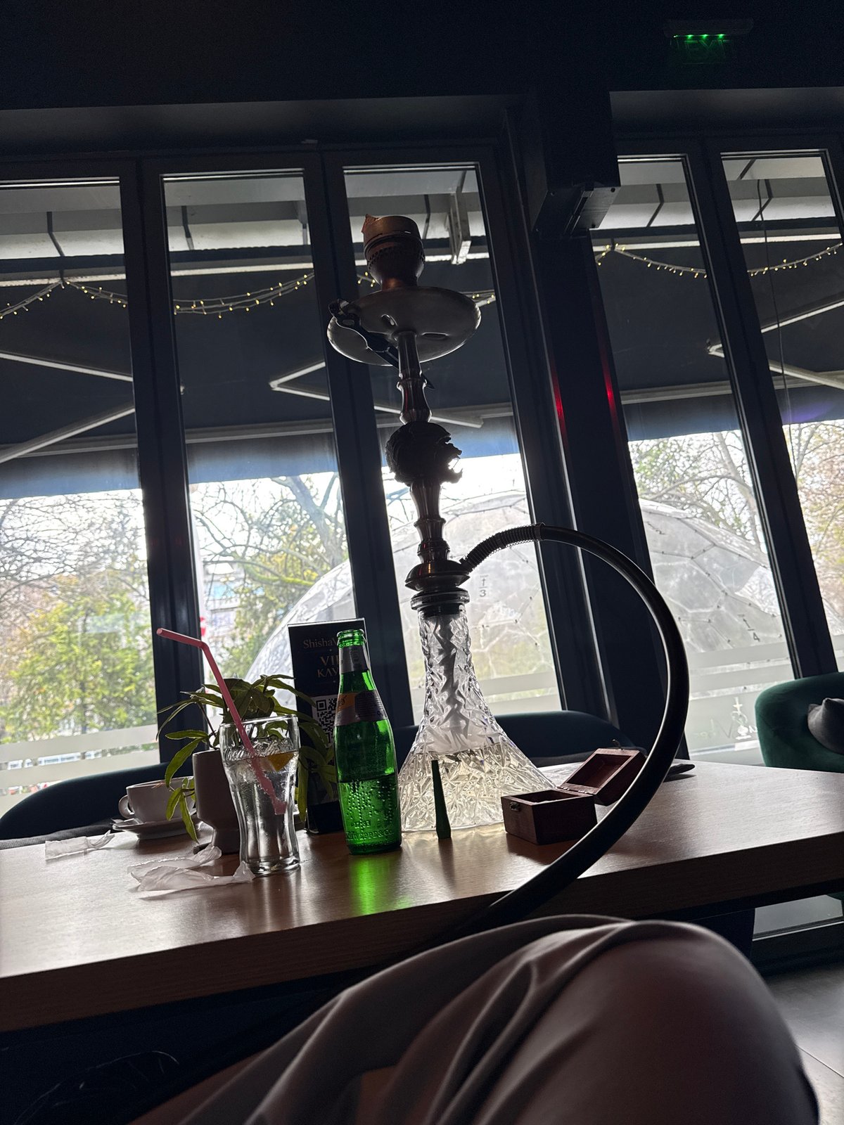 Hookah lounge scene documented in Plovdiv, Bulgaria