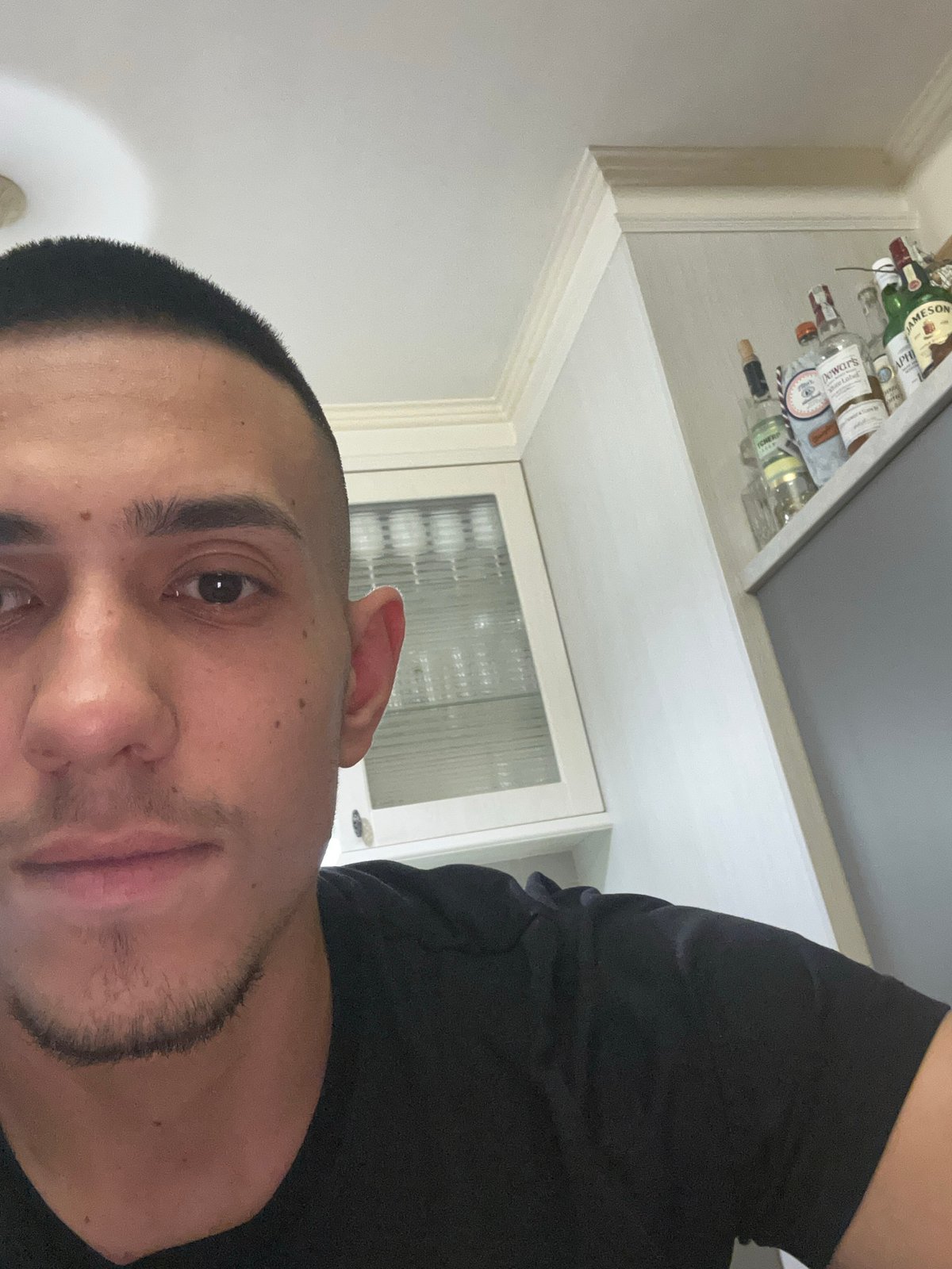 Young man takes indoor selfies in Plovdiv residence