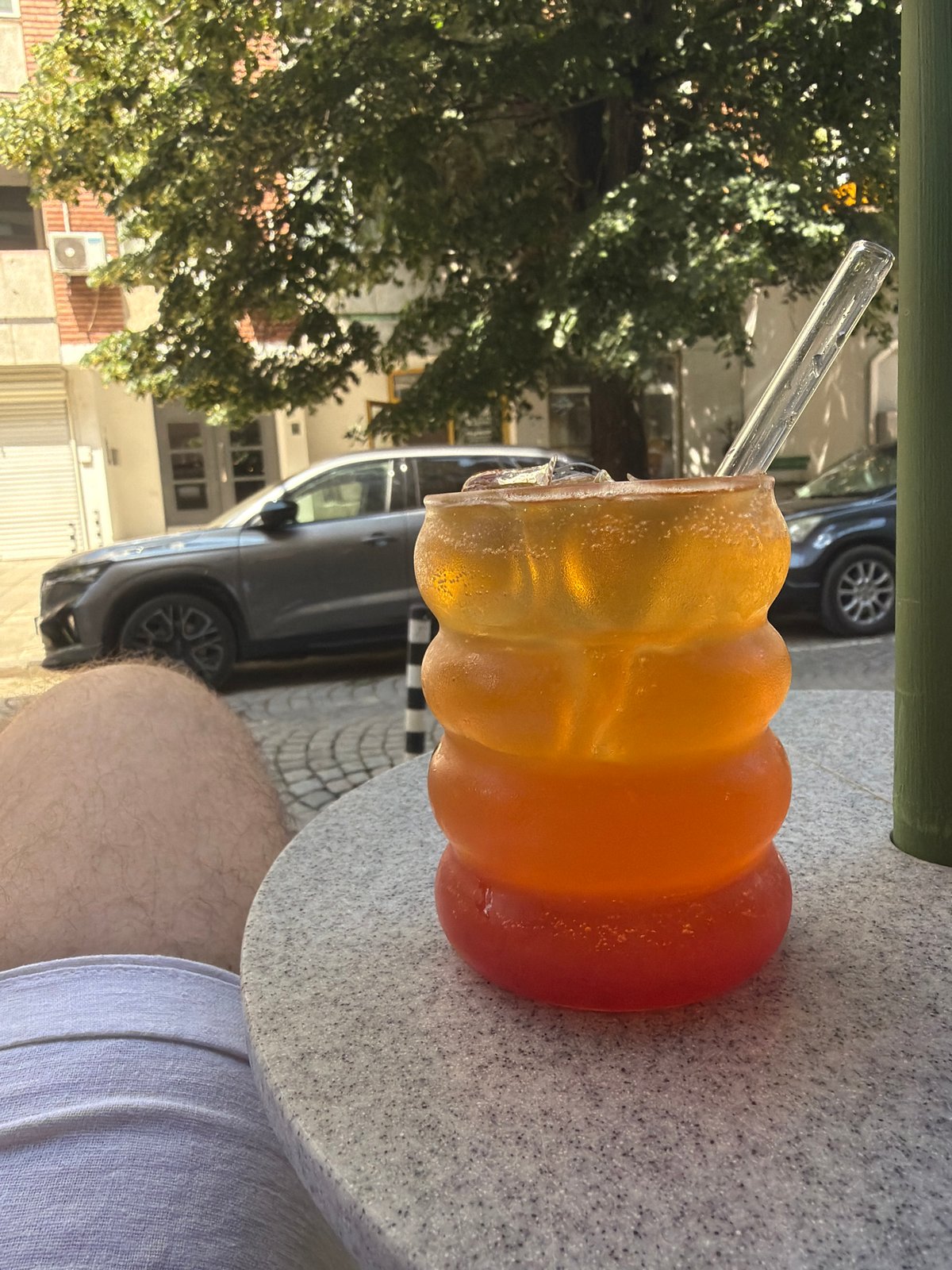 Morning cafe stop in Sofia with drinks and street views