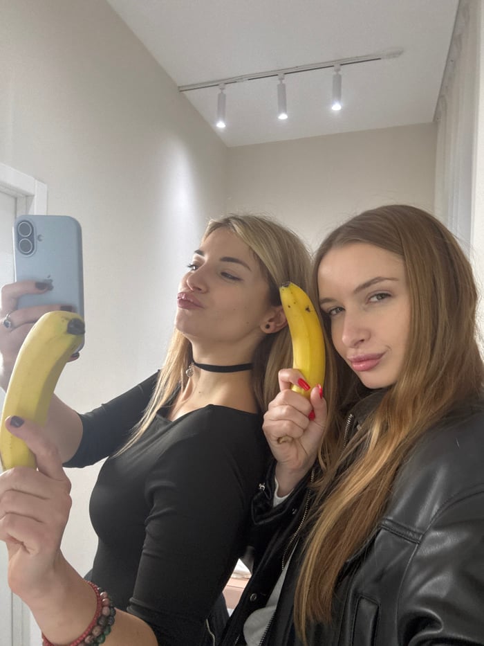 Friends Document Beauty Salon Visit in Budva Montenegro