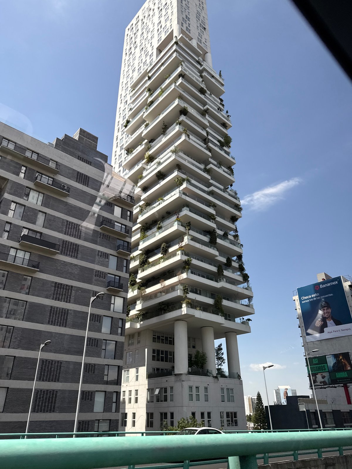 Mexico City urban landscape captured from multiple vantage points