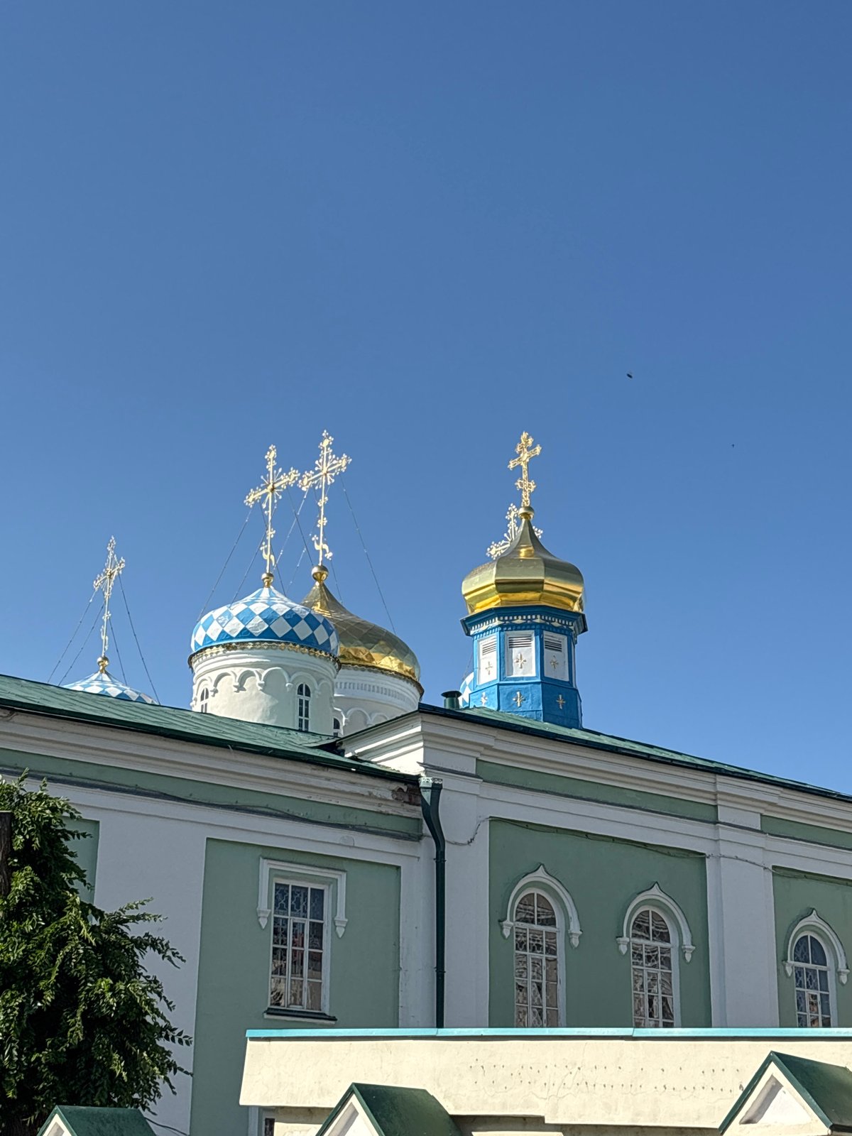 Inside Kazan's Kremlin district on a sunny summer afternoon