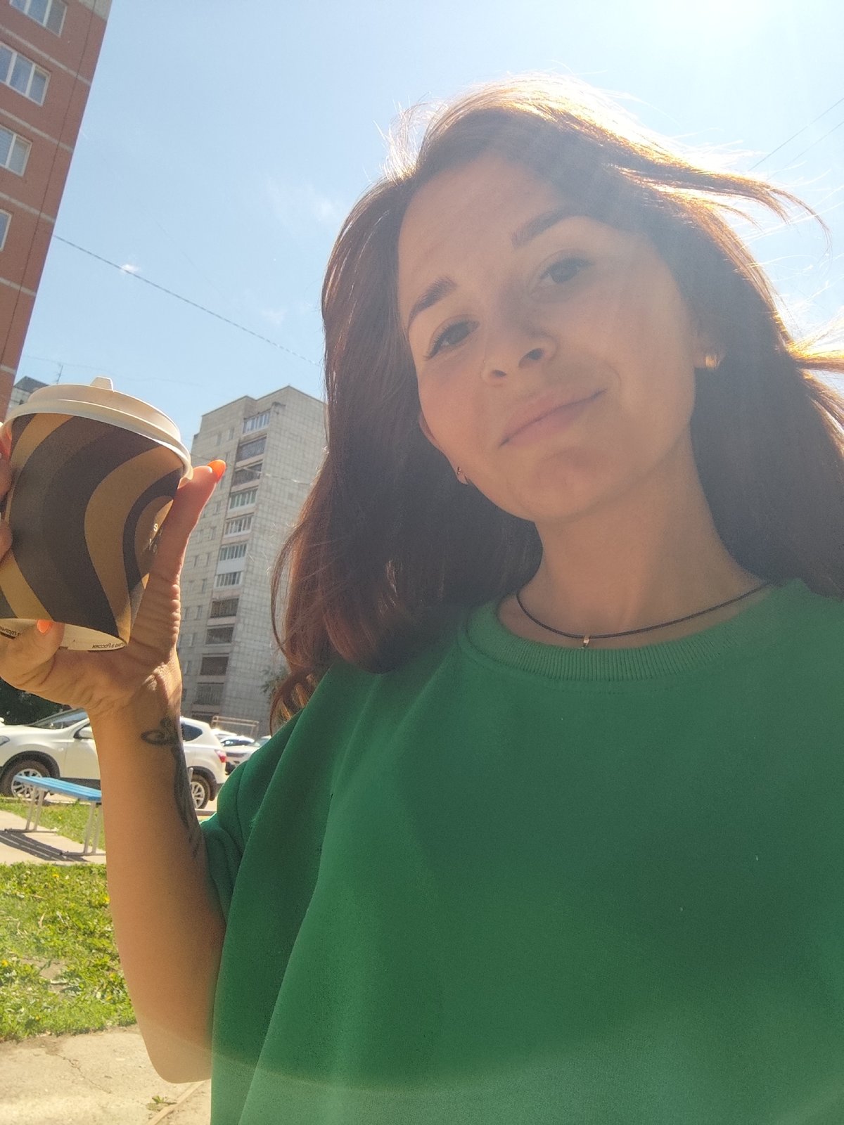 Morning life documented in Chaikovsky, Russia through casual moments