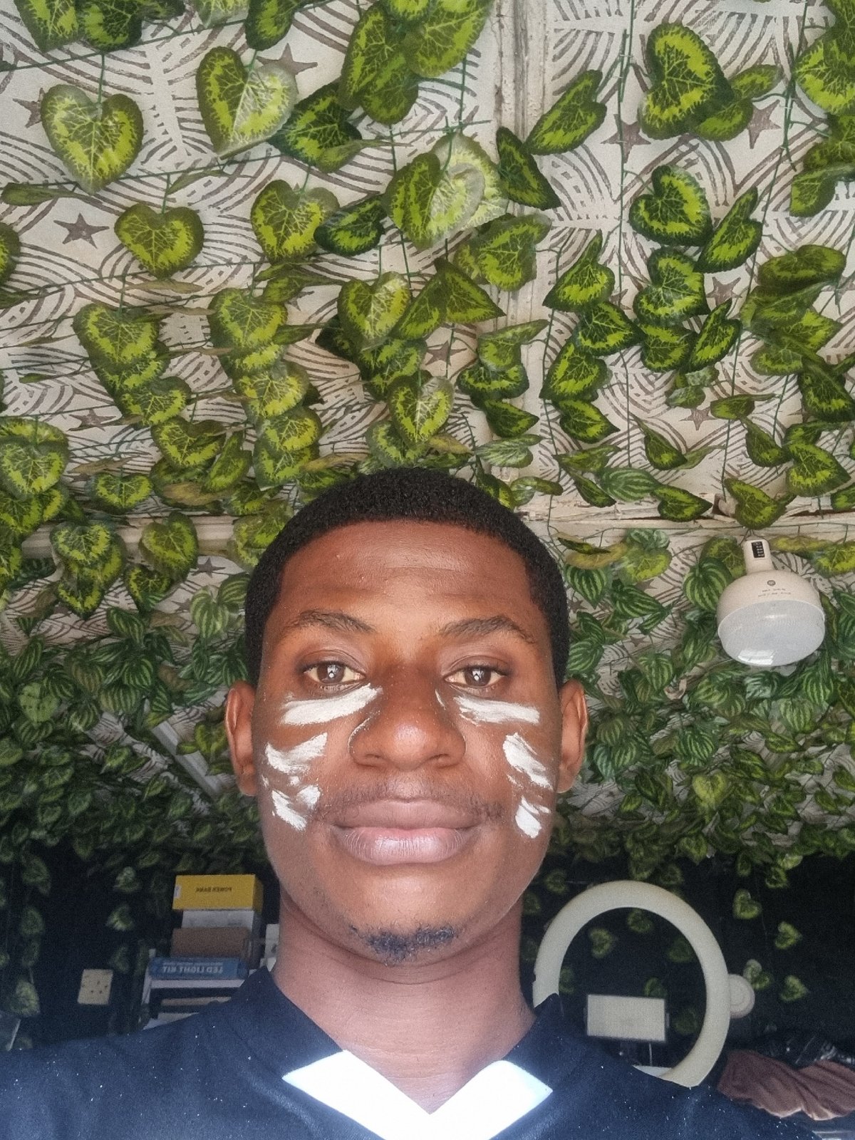 Barbershop visit documented in Onitsha, Nigeria