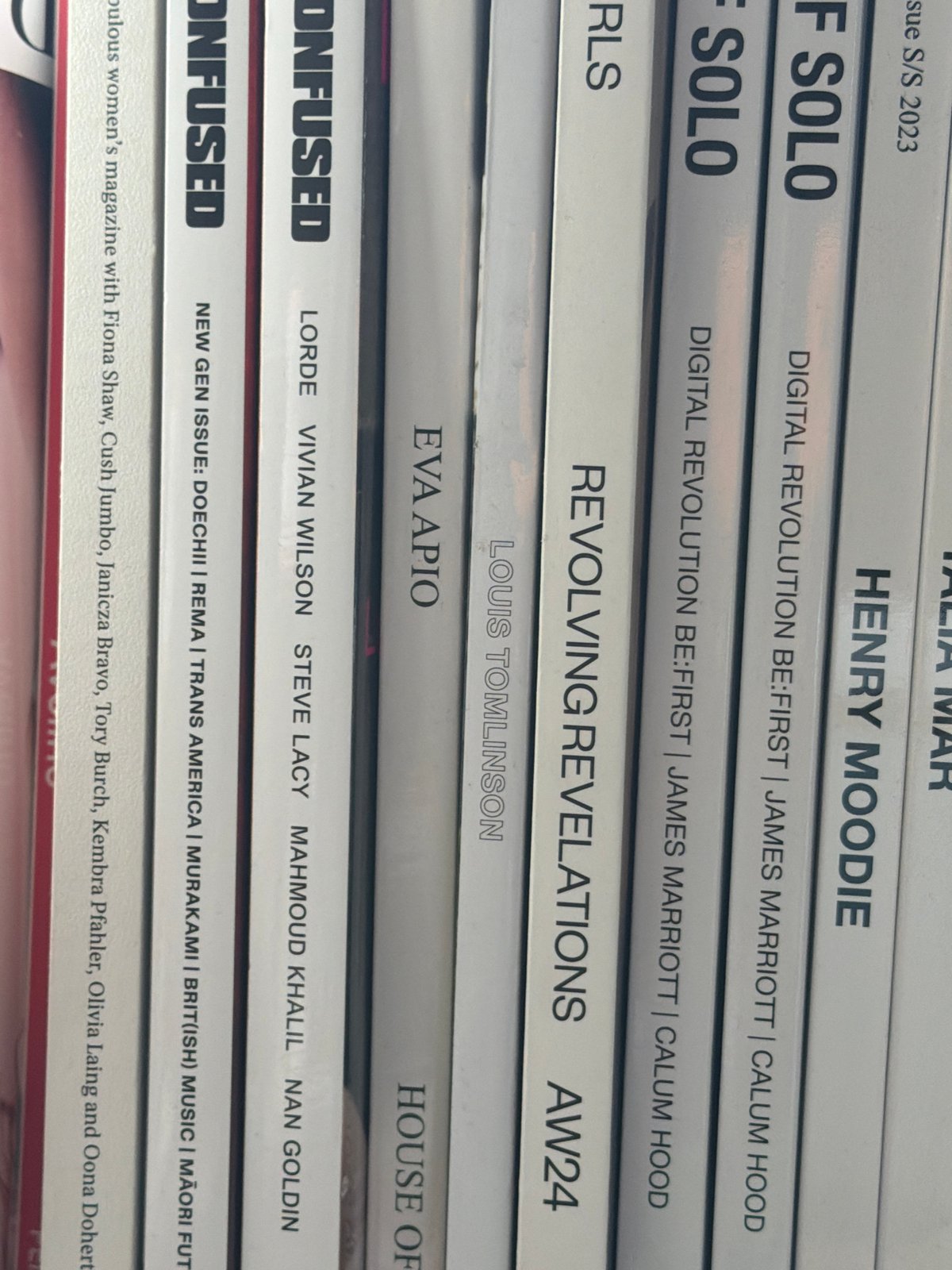 Magazine stack spotted in Wakefield shows entertainment titles
