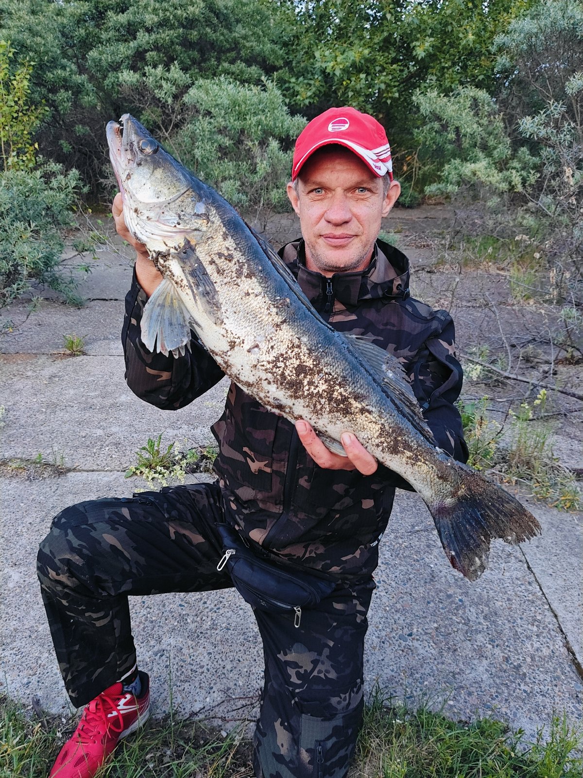 Fishing the Kama River at golden hour in Chaikovsky