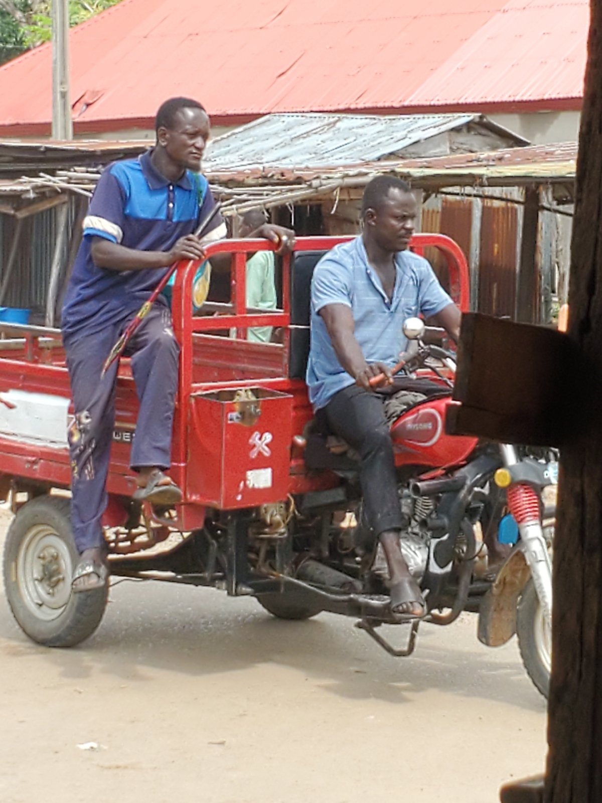Young man explores Mararaba Nigeria forests and streets June 4