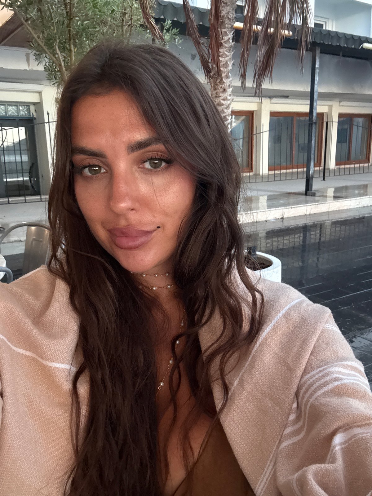 Sunset evening on the Fethiye coast, coffee and seaside selfies