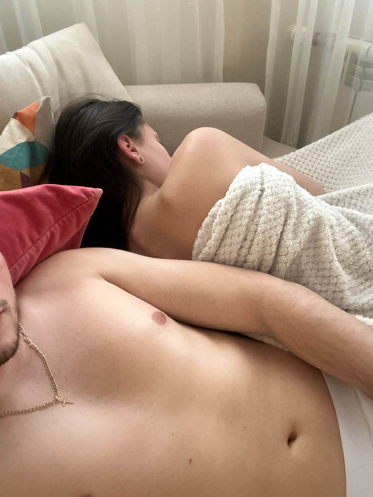 Couple's quiet afternoon documented in Plovdiv apartment