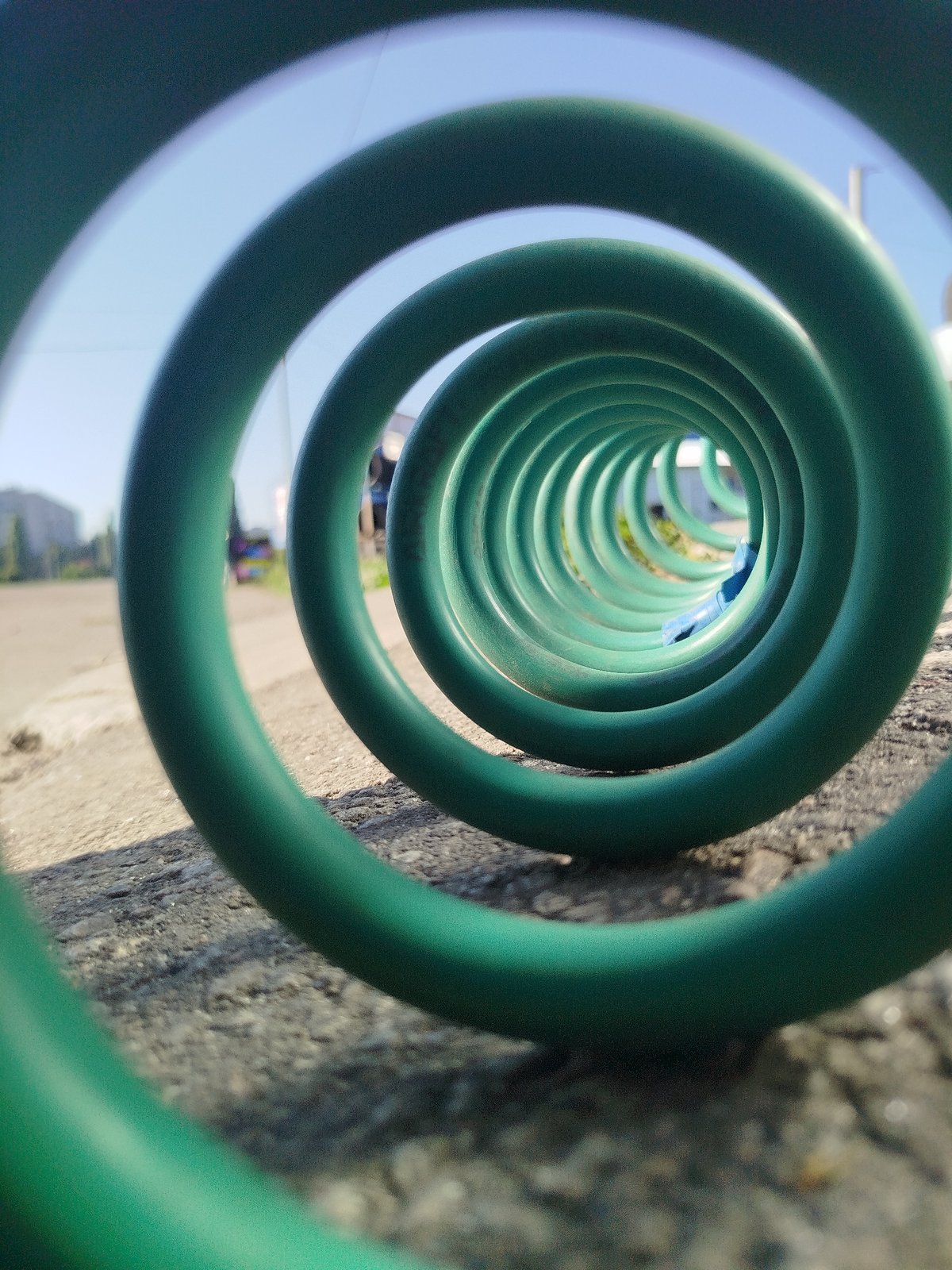 Ground-level details of an everyday outdoor space in Kremenchuk