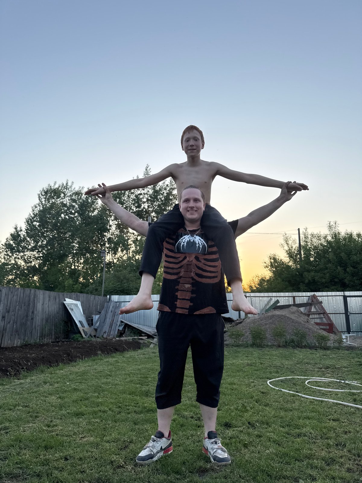 Family barbecue gathering with recreational activities in Chaikovsky, Russia