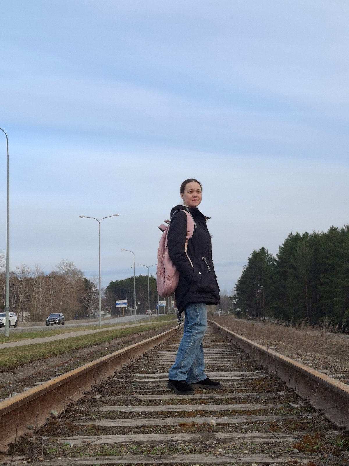 Woman spotted on railroad tracks near security fence in Chaikovsky