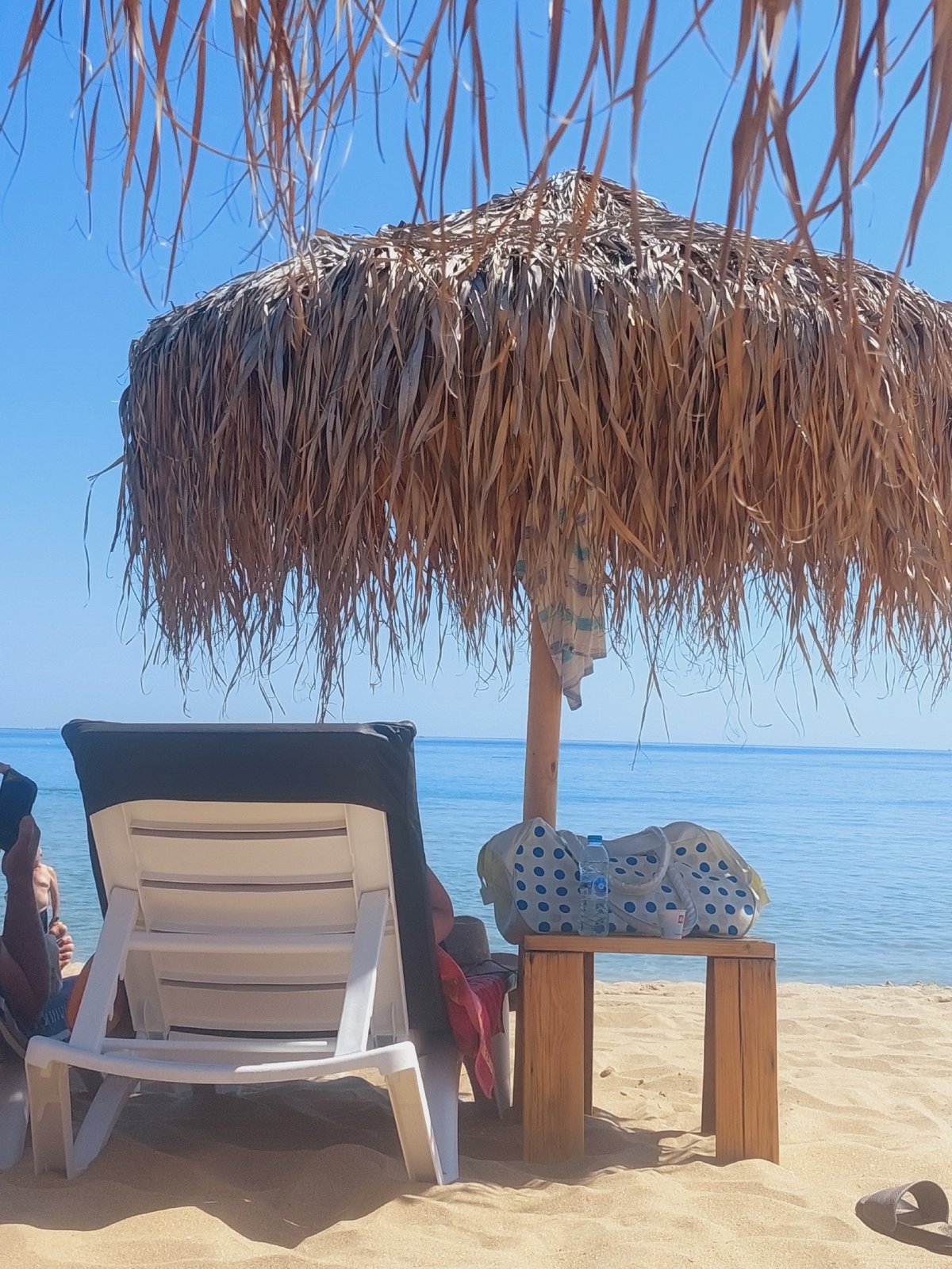 Lazy summer morning on a Sozopol beach