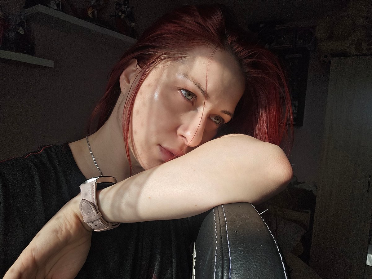 Woman photographed in multiple poses during morning session in Burgas