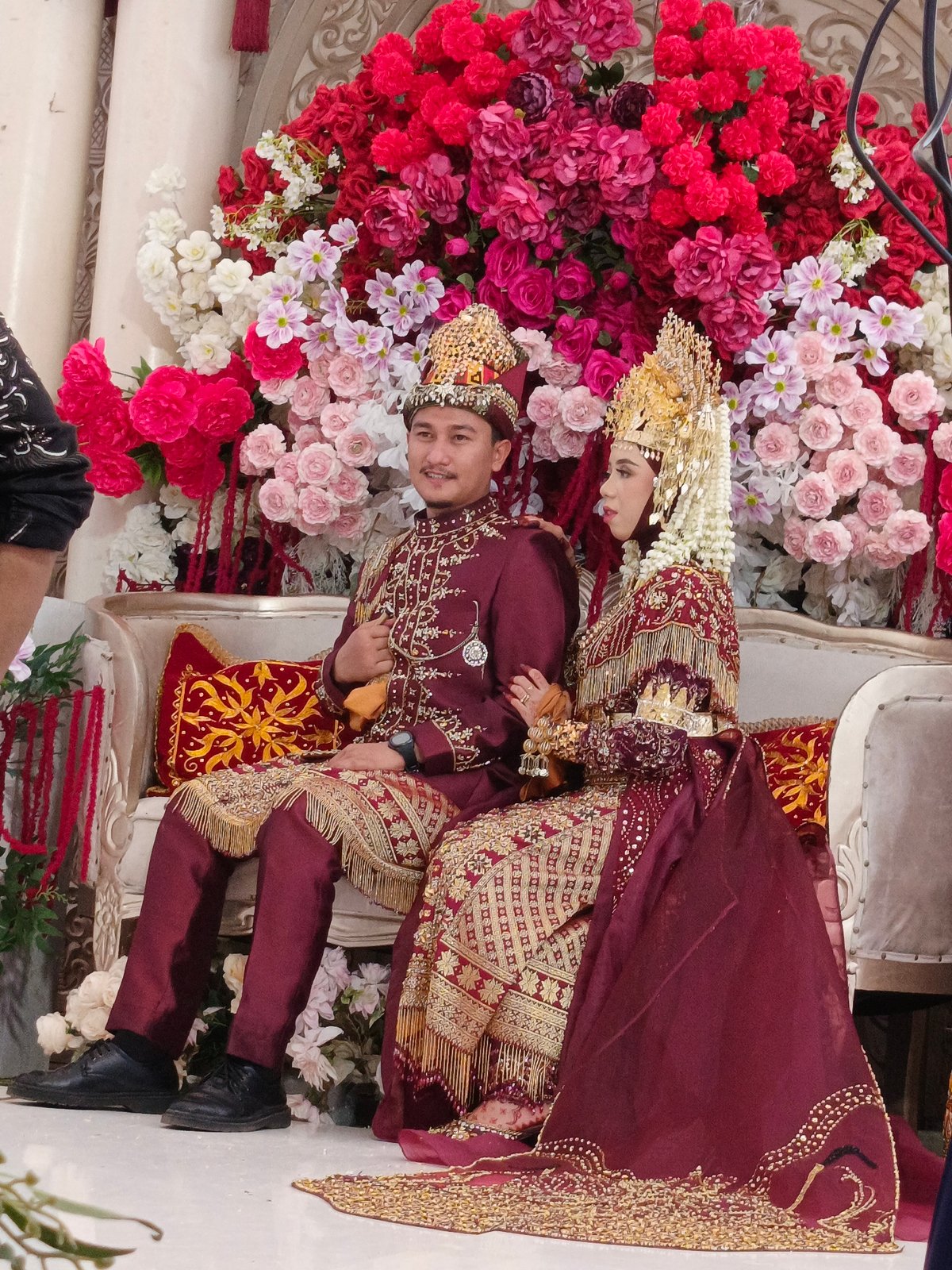 Traditional wedding ceremony held in Meuliek, Indonesia