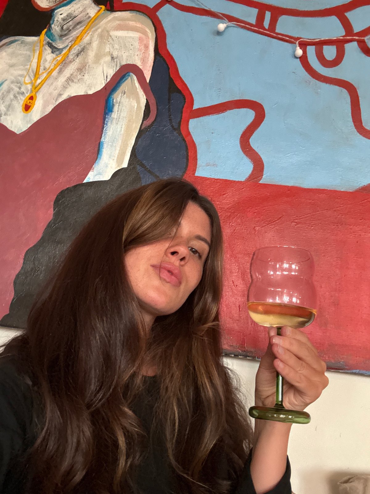 Woman visits art venue in Krasnoyarsk, Russia