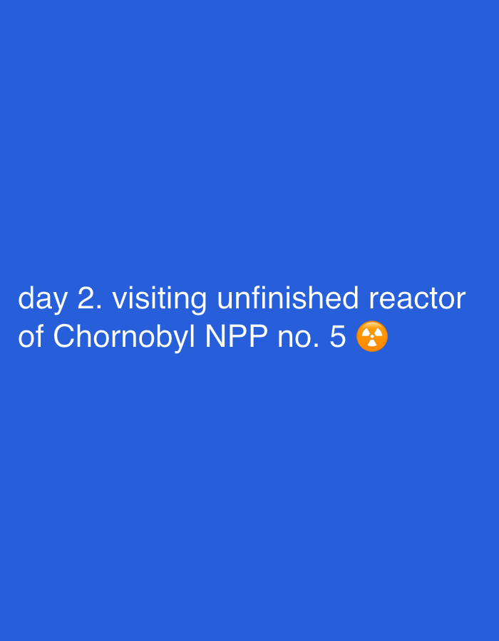 Tourist documents abandoned Chornobyl reactor construction site in winter