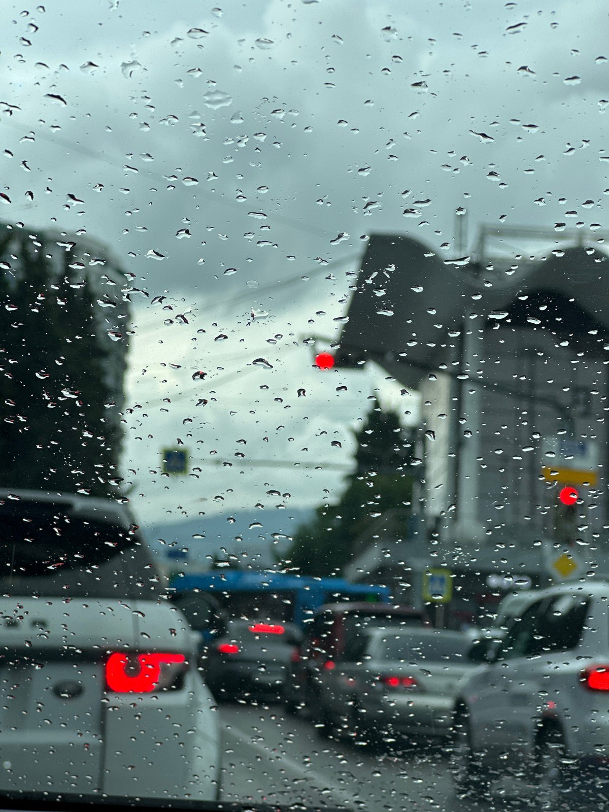 Rainy afternoon around Sochi's streets and landmarks