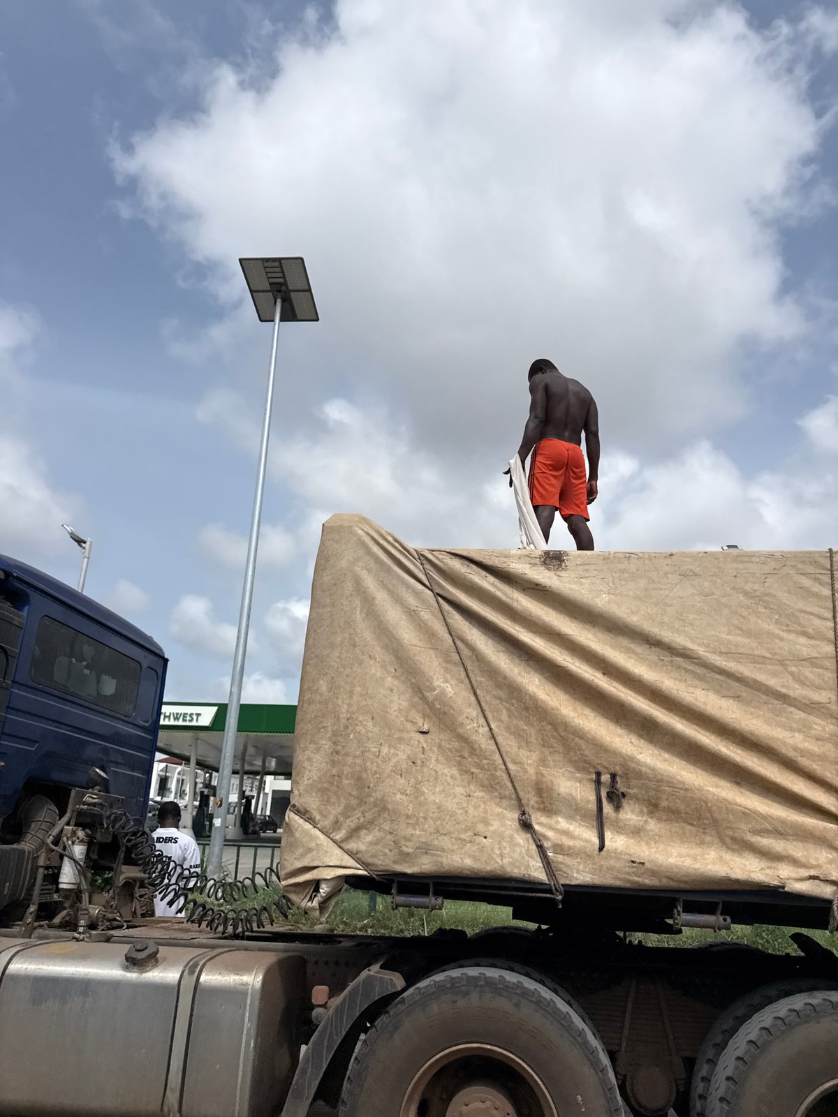Everyday street scenes captured across Lagos area morning