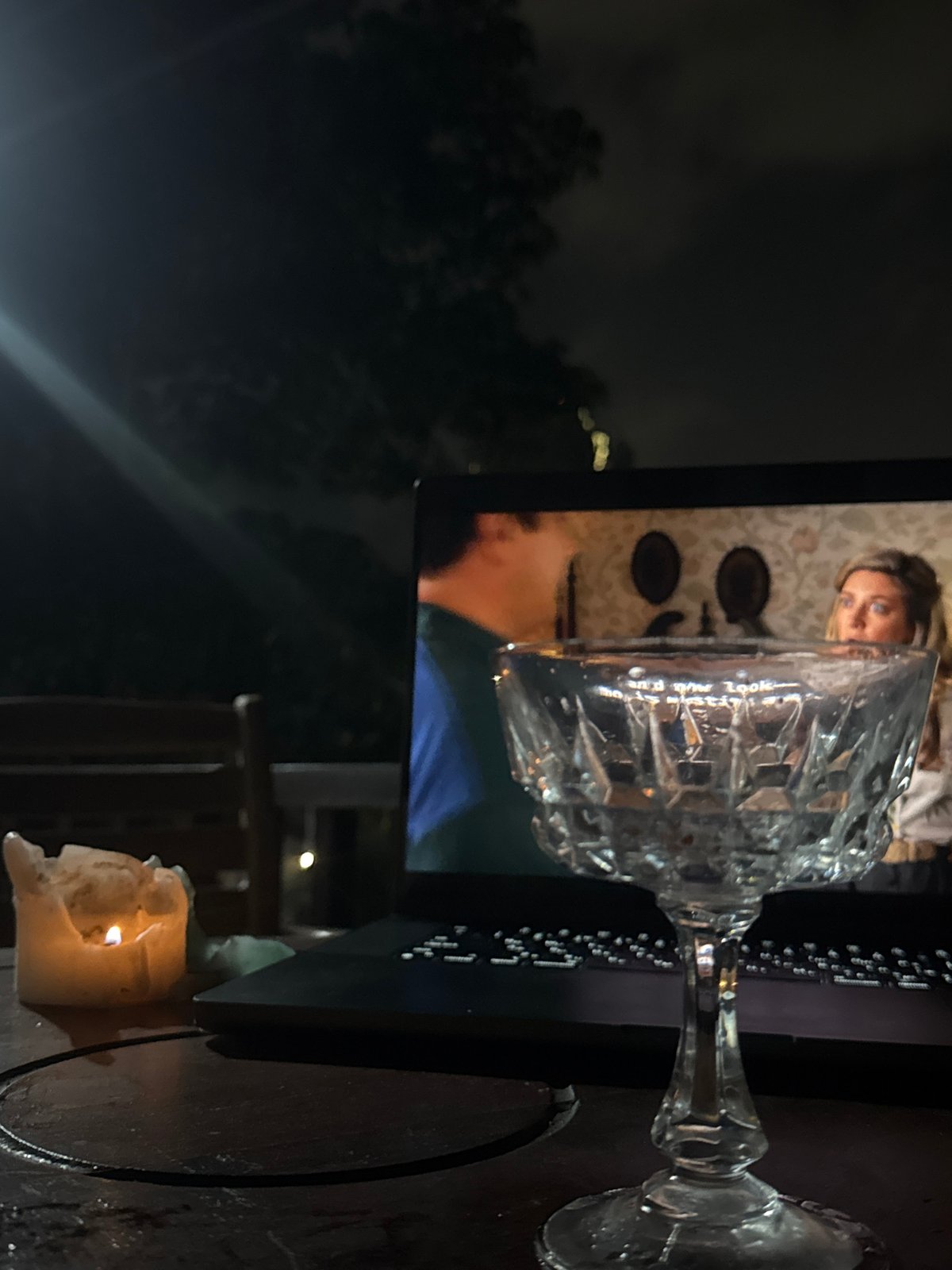 Crystal glass documented during evening gathering in Ungasan