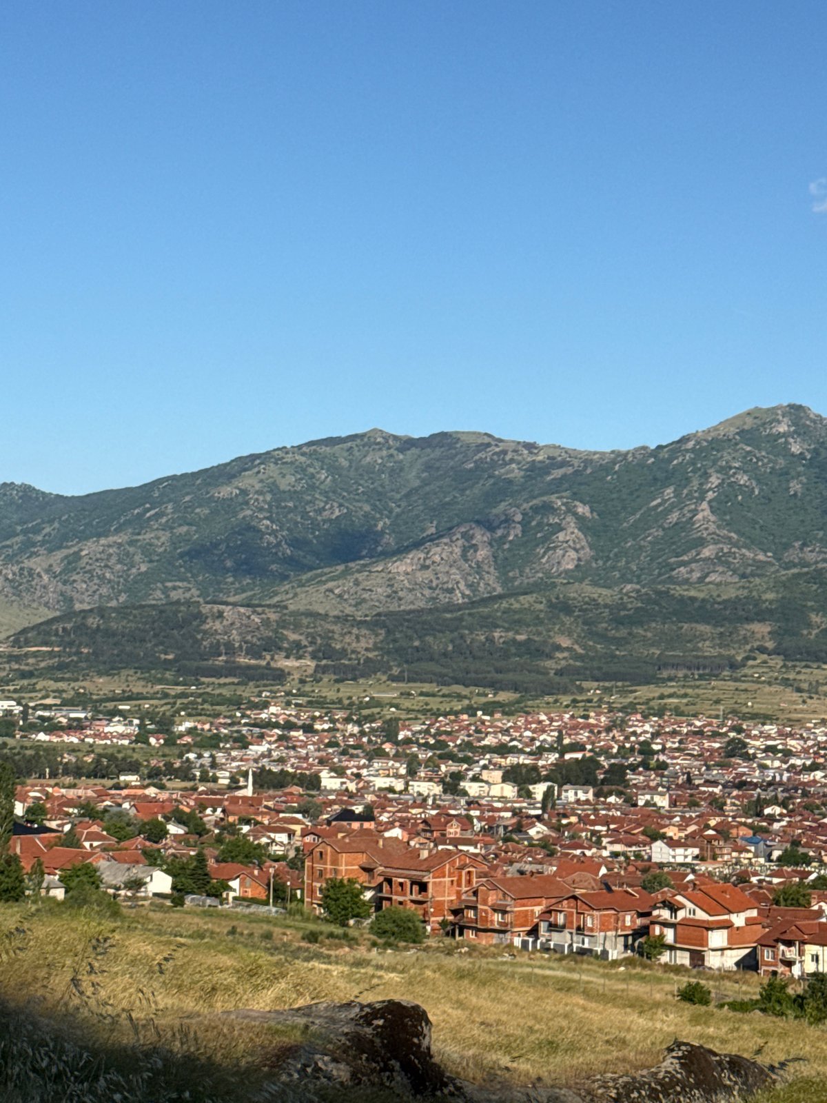 Hilltop hike above Prilep with city views and wildlife