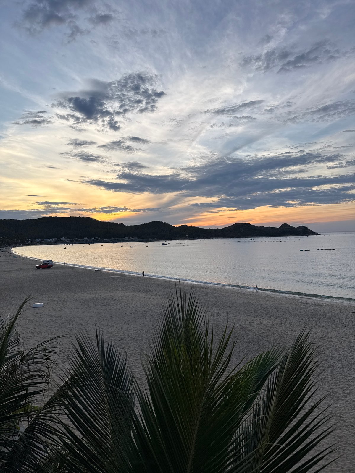 Sunset over Song Cau beach, Vietnam — golden hour from every angle