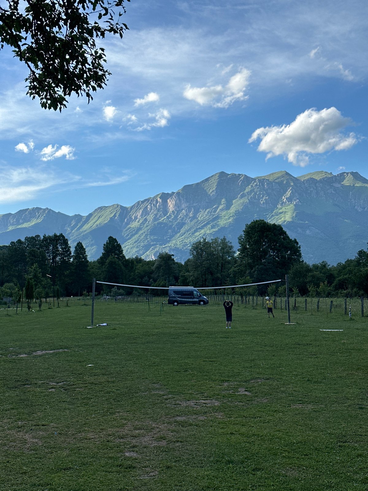Volleyball game and local scenes in Gusinje, Montenegro